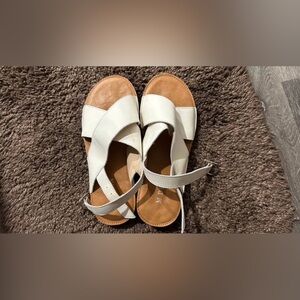White Strappy Sandals